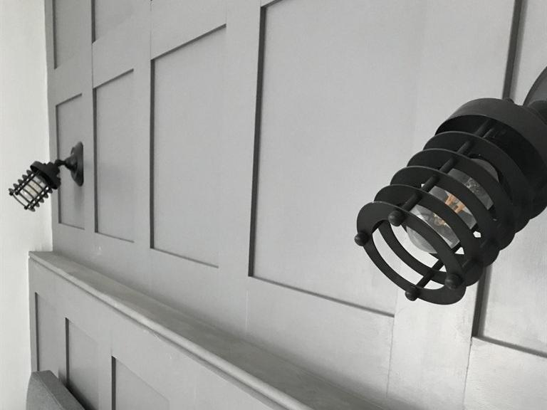 No.16 Hotel Seaham Bilik gambar A wall-mounted spotlight